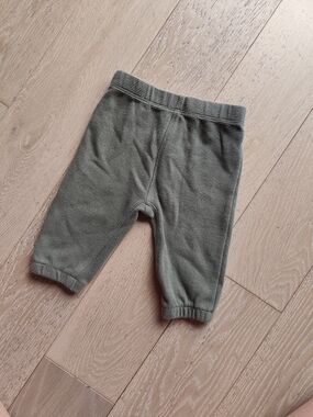 Rococo Baby Olive Ribbed Jogger Pants 6M 100% Cotton